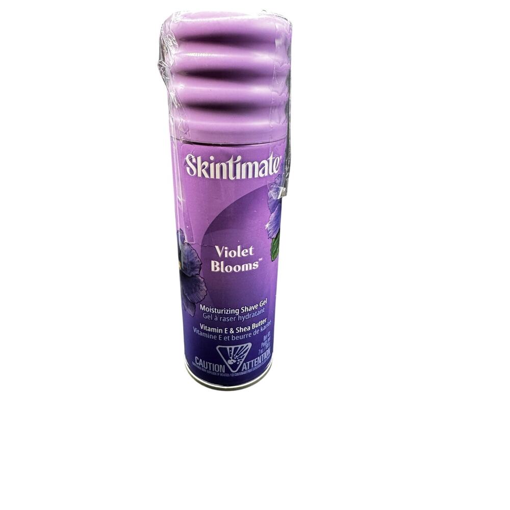 NWT Skintimate Violet Blooms Moisturizing Shave Gel 7oz Bottle